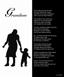 Grandson with Grandma Canvas
