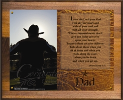 Cowboy Dad Plaque